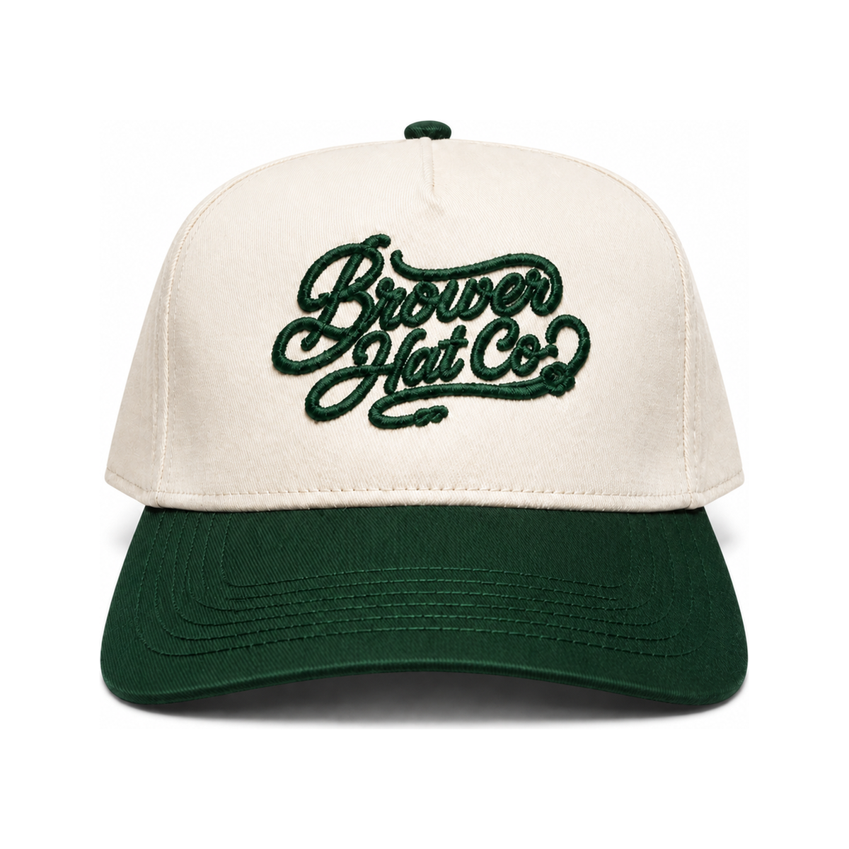 Brower Trucker in Green, front view