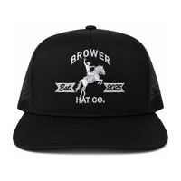 Triple B Trucker in Black, front view